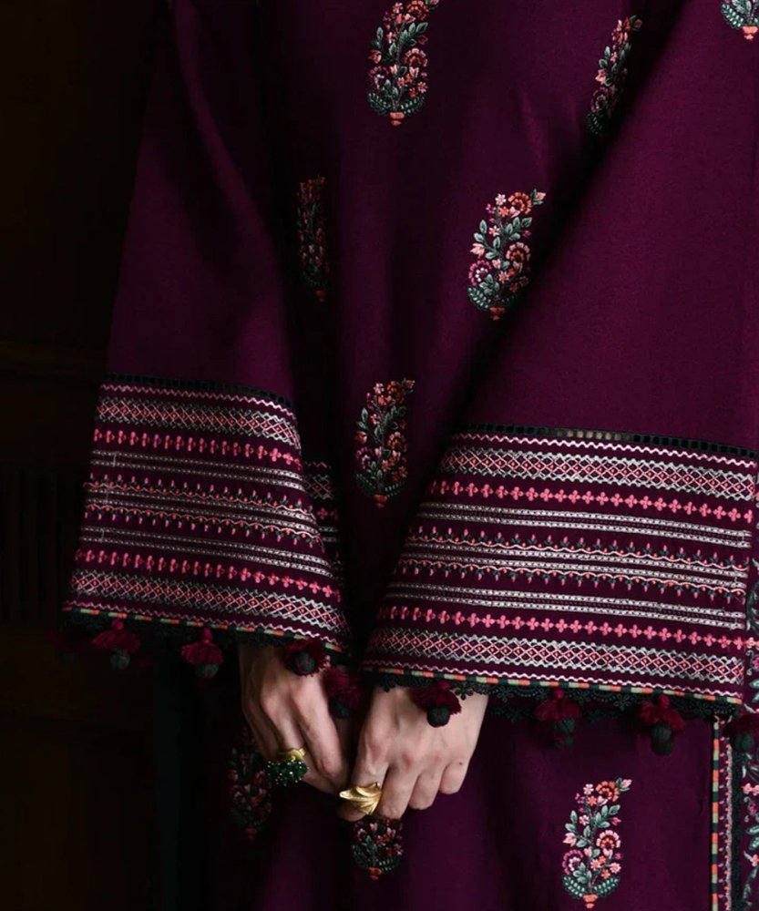 3PC Lawn Embroidered Shirt with Embroidered Dupatta-5168