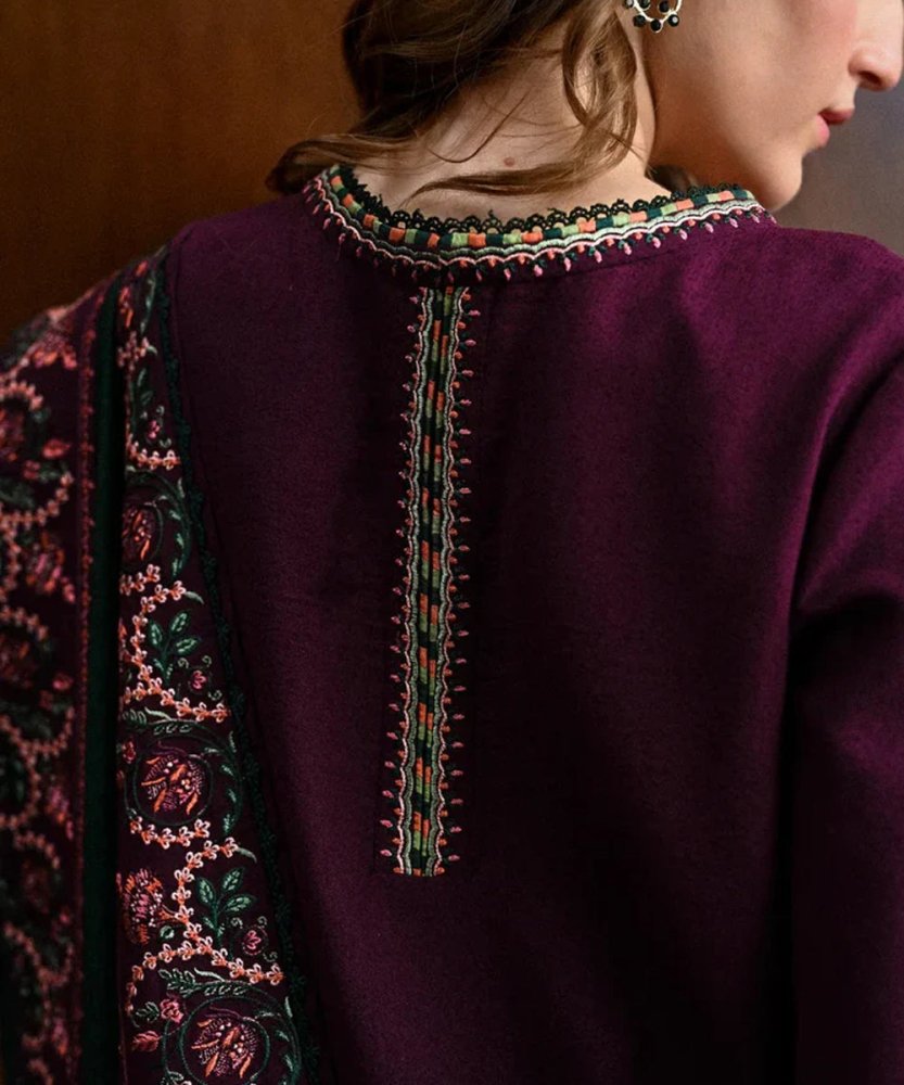 3PC Lawn Embroidered Shirt with Embroidered Dupatta-5168