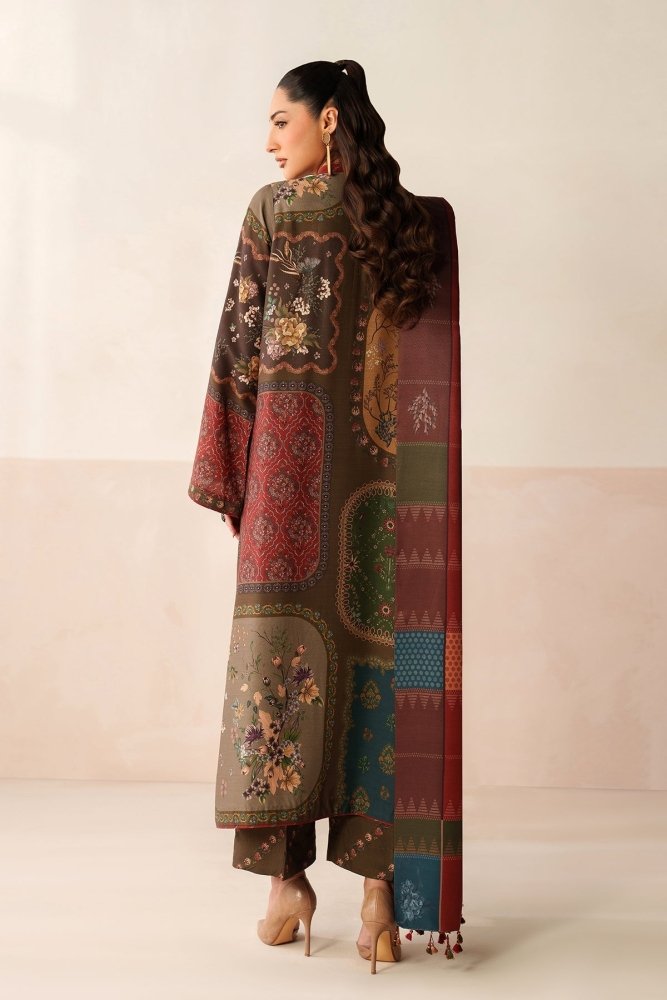 3PC LAWN PRINTED SHIRT WITH VOILE PRINTED DUAPTTA - 4016